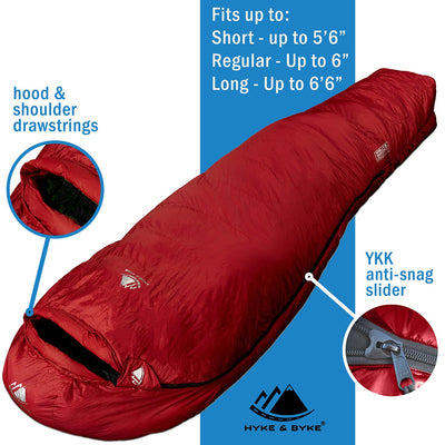 Shavano 0°C Ultralight 650FP Down Sleeping Bag